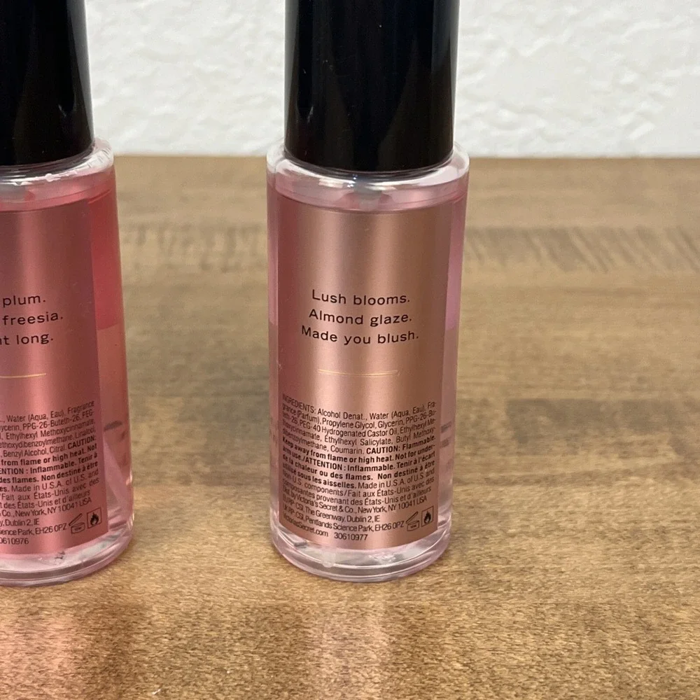 Victoria's Secret Fragrance Mist Lot Bare Vanilla, Pure Seduction, Velvet Petals
